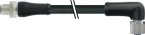 M12 Power male 0° / female 90° L-cod. 
