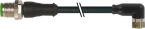M12 male 0° / M8 female 90° A-cod. 