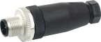 M12 male 0° A-cod. screw terminal 
