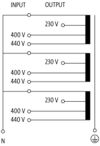 MDST THREE-PHASE AUTOTRANSFORMER 