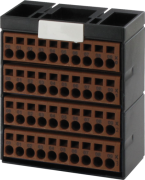 CUBE20 POTENTIAL TERMINAL BLOCK 4xBROWN 