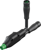 h-coupler MQ15 male - fem. 0° / fem. 0° 600V AC 