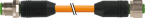 M12 male 0° / M12 female 0° A-cod. 