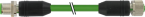 M12 male 0° / M12 female 0° A-cod. shielded 