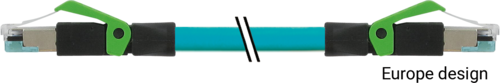 RJ45 male 0° / RJ45 male 0° shielded