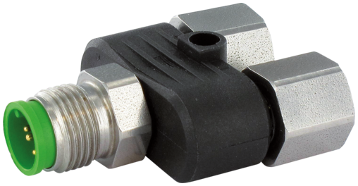 T-Coupler M12 male/ M12 female A-cod. shielded V2A 