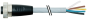 7/8'' female 0° with cable