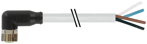 M8 female 90° A-cod. with cable Murrelektronik Shop