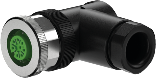 M12 female 90° A-cod. screw terminal Murrelektronik Shop