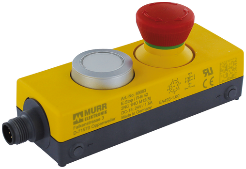 mumu　0418 Emergency stop with 2 positive opening Murrelektronik Shop