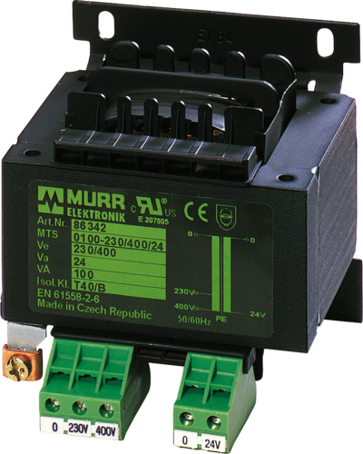 MTS 1-PHASE SAFETY TRANSFORMER Murrelektronik Shop