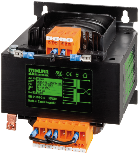 MST 1-PHASE CONTROL AND ISOLATION TRANSFORMER Murrelektronik