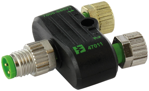 T-Coupler SlimLine M8 male / 2x M8 female A-cod.