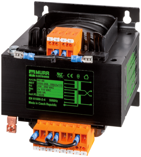 MST SINGLE-PHASE CONTROL AND ISOLATION TRANSFORMER