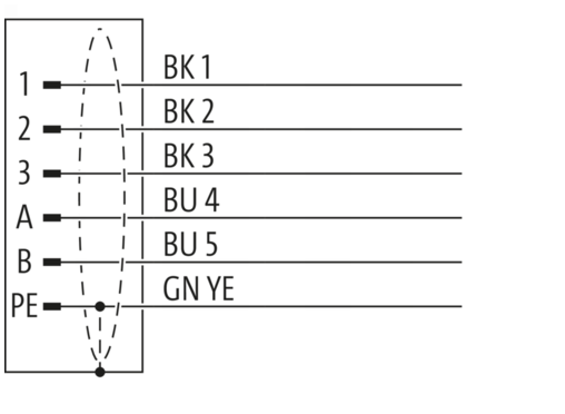 MQ15 male recept. front type3 shld. /Size15 Murrelektronik Shop