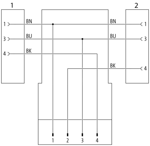 Murr Elektronik Distributore A Y M8 Maschio/femmina 0° 0,3m - 7000-87001-6300030 - Foto 1